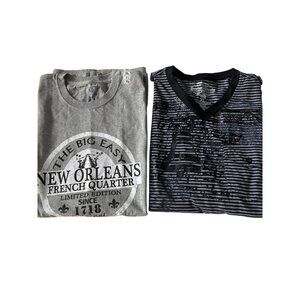 BUNDLED - NEW Men’s XL Muscle & T-Shirt Short Sleeve Gray